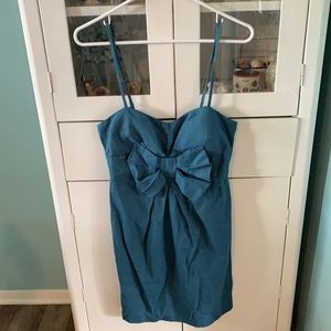 Pretty Good jr sz M linen dress nwot